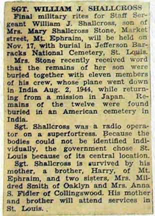 Memorial photo for William J. Shallcross