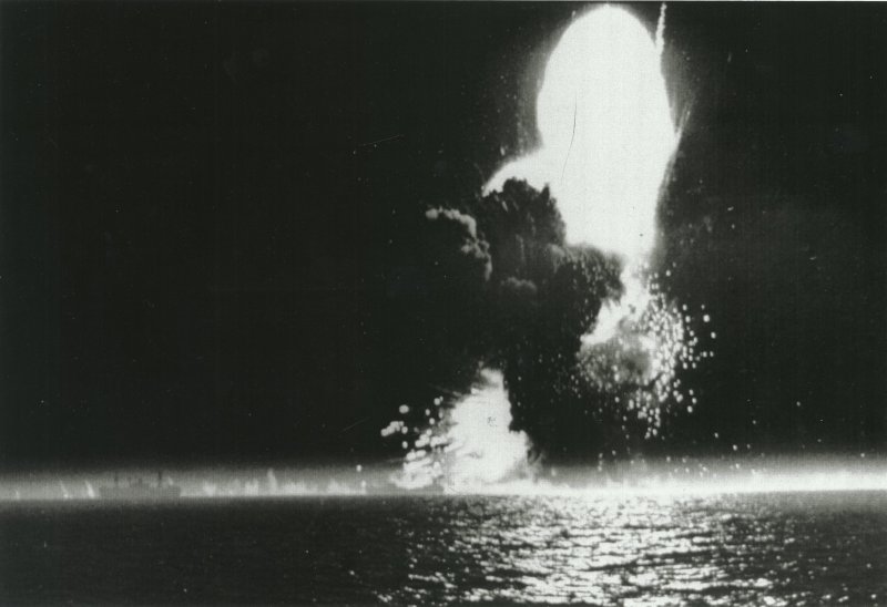 SS Paul Hamilton explosion, Mediterranean Sea, April 20, 1944