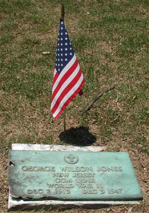 Cherry Hill Delaware Township NJ World War II memorial listing George Wilson Jones