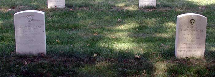 Delaware Township Cherry Hill NJ World War II memorial listing Max Kappenberger and Magdalen Kappenberger