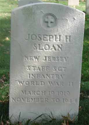 Delaware Township Cherry Hill NJ World War II memorial listing Joseph H. Sloan