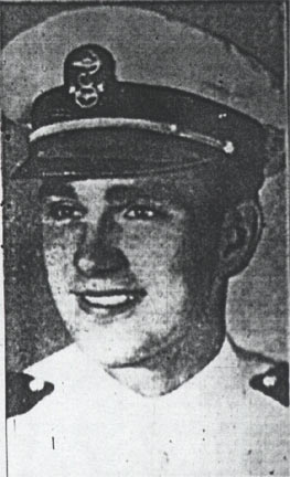 Aviation Cadet John F. Williams, U.S. Navy, brother of William T. Williams