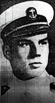 Aviation Cadet Robert Williams, U.S. Marine Corps, brother of William T. Williams