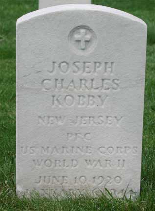 American Battle Monuments Commission profile card for Private First Class Joseph C. Kobby
