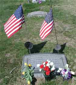 Grave of Sergeant John Gartland Elliott at New St. Mary's Cemetery, Bellmawr, New Jersey