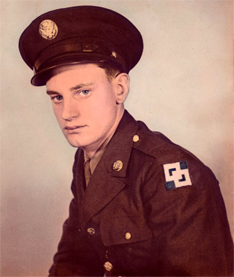 Portrait of Private Joseph A. Scheurich