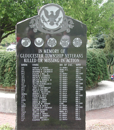 Gloucester Township, N.J. War Memorial