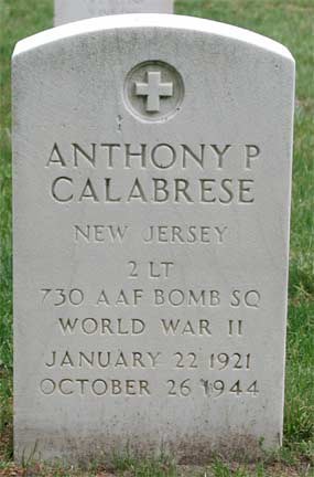 Gloucester Township NJ World War II memorial listing Anthony P. Calabrese