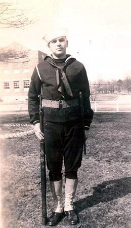 John Henry Bangert Jr., Fire Controlman First Class, U.S. Navy, portrait