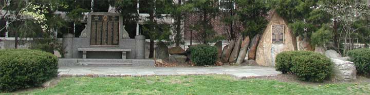 Haddonfield War Memorial monument panels