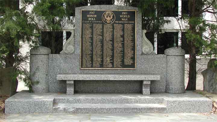 Haddonfield 1917-1919 WWI Honor Roll