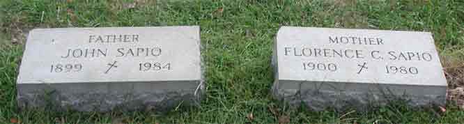 Grave of Charles Ralph Sapio at Berlin Cemetery