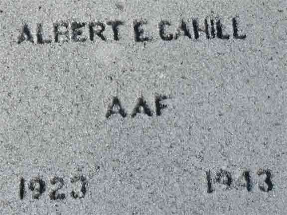 Albert E. Cahill marker, Haddon Heights War Memorial