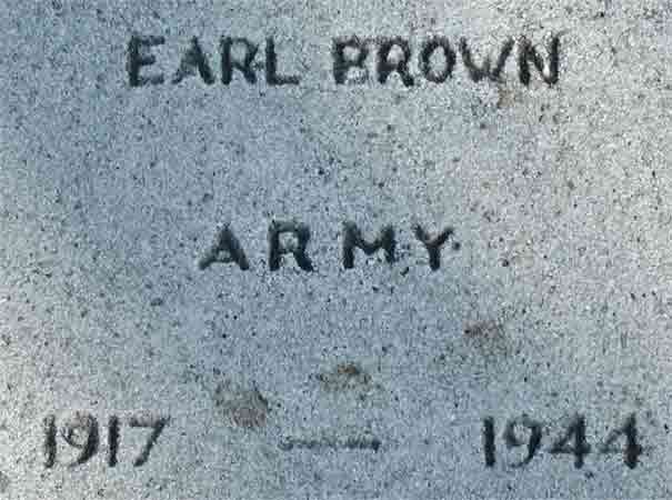 Earl Brown Jr. marker, Haddon Heights War Memorial