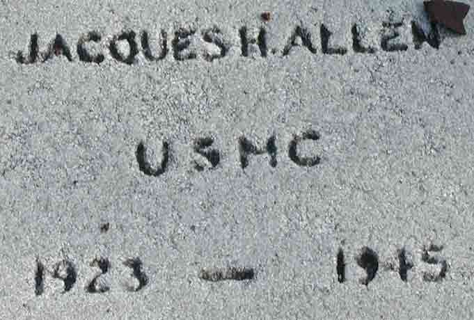 Jacques H. Allen marker, Haddon Heights War Memorial