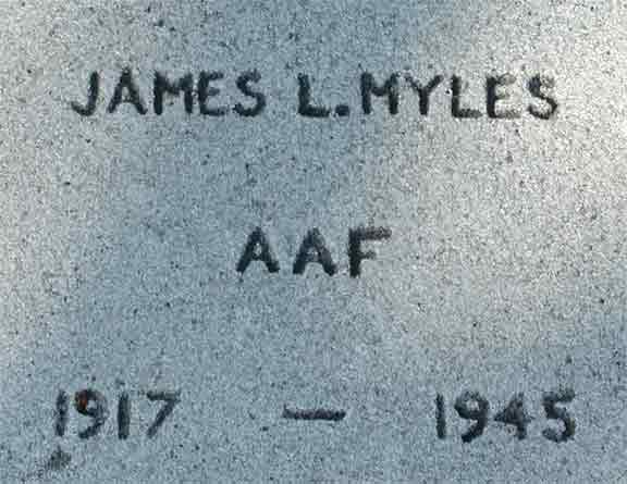 James L. Myles marker, Haddon Heights War Memorial