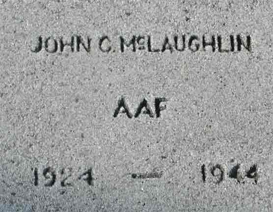 John C. McLaughlin marker, Haddon Heights War Memorial
