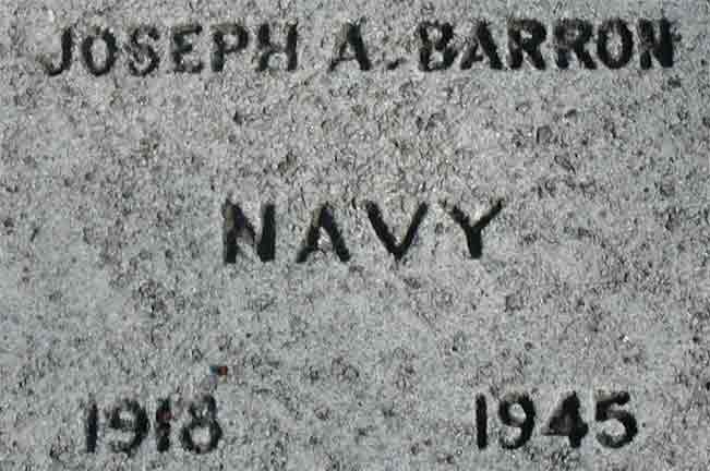 Joseph A. Barron marker, Haddon Heights War Memorial