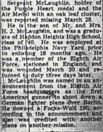 Camden Courier-Post, April 21, 1944 — article text
