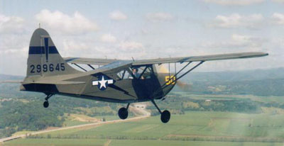 Stinson L-5 with ambulance door