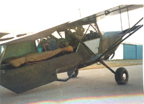 Stinson L-5 with ambulance door