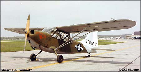WWII-era photo of a Stinson L-5