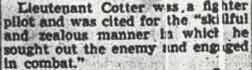Newspaper clipping continuation