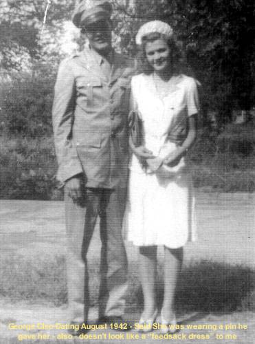 George and Cleo Frederick, August 1942