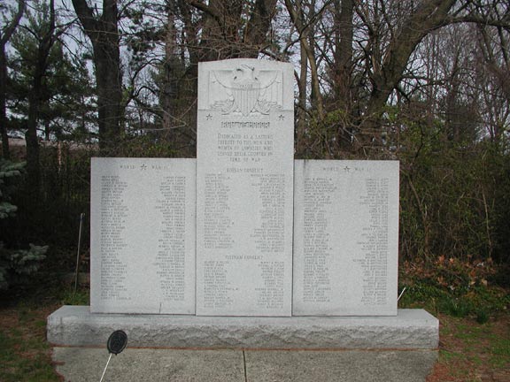 Lawnside War Memorial — dedicated to the men and women who served