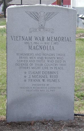Magnolia War Memorial panels