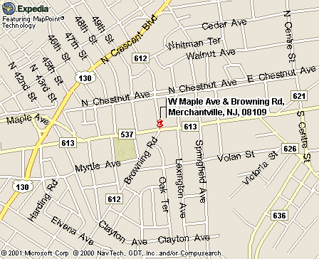 Map of Wellwood Memorial Park, Merchantville, N.J.