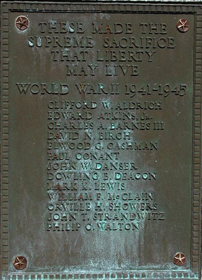 Merchantville War Memorial panels
