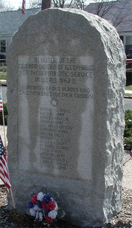 Mount Ephraim Veterans Triangle monument