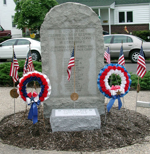 Mount Ephraim Korean War Memorial dedication, July 27, 2003