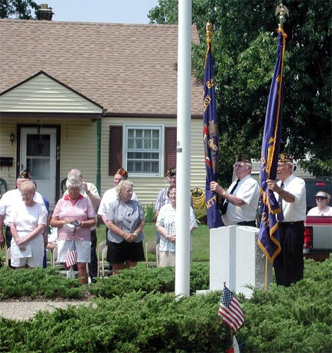 Mount Ephraim Korean War Memorial dedication, July 27, 2003