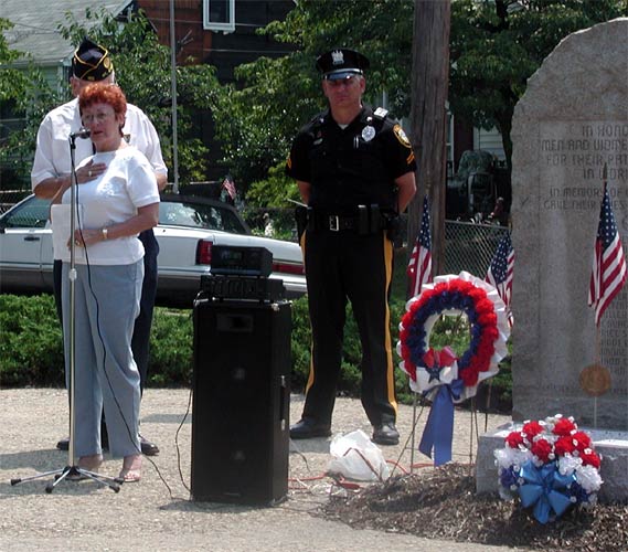 Mount Ephraim Korean War Memorial dedication, July 27, 2003