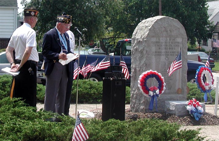 Mount Ephraim Korean War Memorial dedication, July 27, 2003