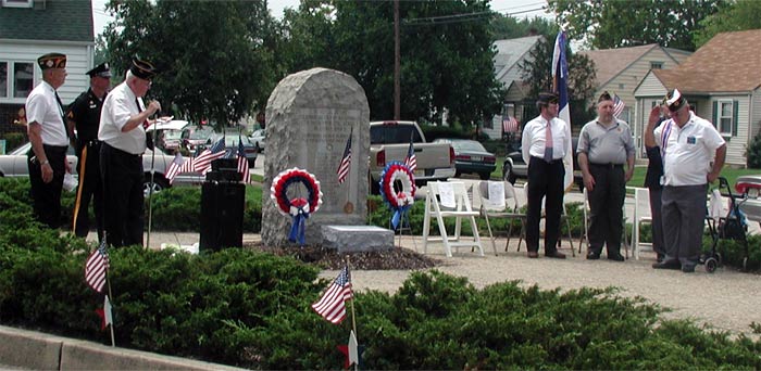 Mount Ephraim Korean War Memorial dedication, July 27, 2003