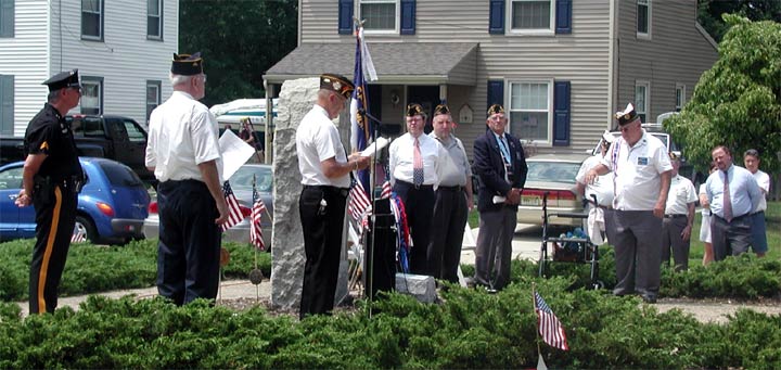 Mount Ephraim Korean War Memorial dedication, July 27, 2003