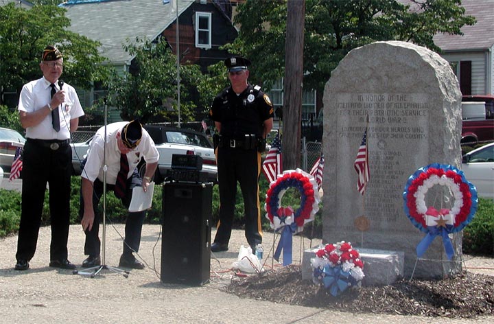 Mount Ephraim Korean War Memorial dedication, July 27, 2003