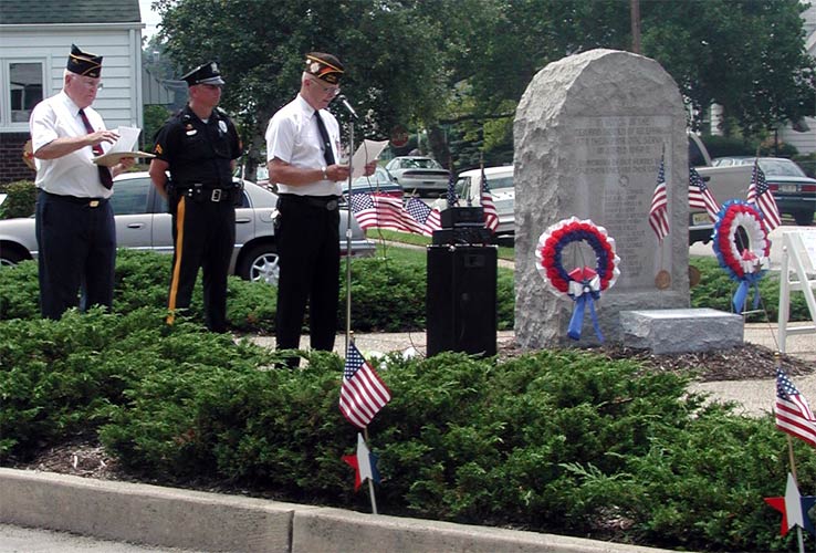 Mount Ephraim Korean War Memorial dedication, July 27, 2003