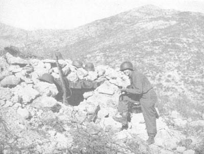 This German dugout in the Cannavinelle Hill area is typical of the enemy's effective defensive works