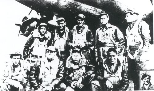 Henry N. Jesperson crew photo, 349th Bomber Squadron, 100th Bomb Group
