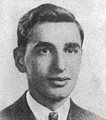 Christian Fisher Weinhold, 1938 Woodrow Wilson High School yearbook photo