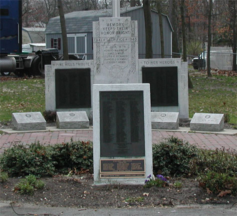 Pine Hill War Memorial panel
