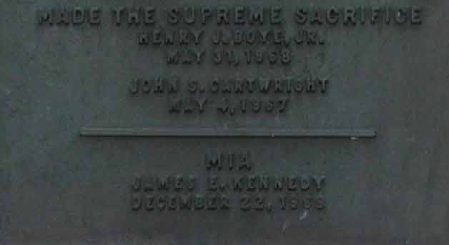 Pine Hill War Memorial panel