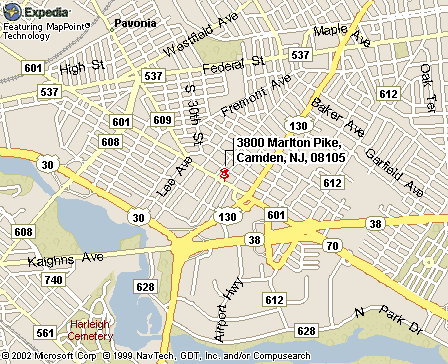 Map of Highland Fire Company, Pennsauken, N.J.