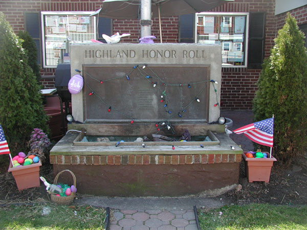 Pennsauken Highland Fire Company War Memorial