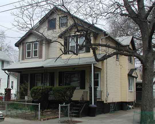 The Corbett family home at 3725 King Avenue, Pennsauken, NJ — Frederick Corbett lived in the right half of this twin home