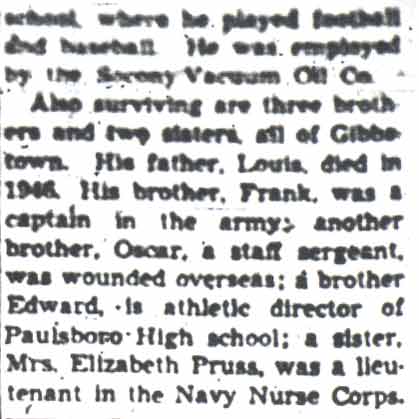 Camden Courier-Post, December 3, 1948 — Mass to Be Celebrated For Sgt. Pszwaro (part 2)